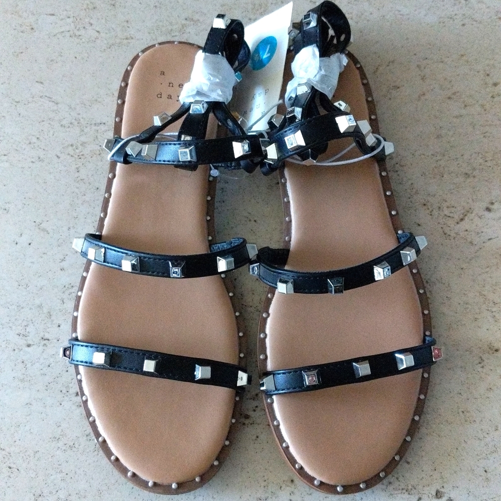 A new day studded strappy sandals